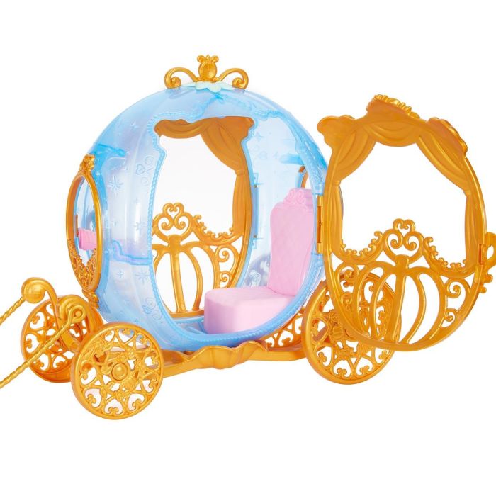 Mattel Hym33 Carruaje Elegante de Cenicienta Disney Princess con noble caballo blanco, puerta que se abre y detalles dorados. 3 Mattel Hym33 Carruaje Elegante de Cenicienta Disney Princess con noble caballo blanco, puerta que se abre y detalles dorados. 3