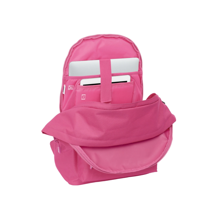 Safta Mochila Doble para Portátil 15,6"+USB Munich Básicos Fucsia 31x44x18 cm 4 Safta Mochila Doble para Portátil 15,6"+USB Munich Básicos Fucsia 31x44x18 cm 4