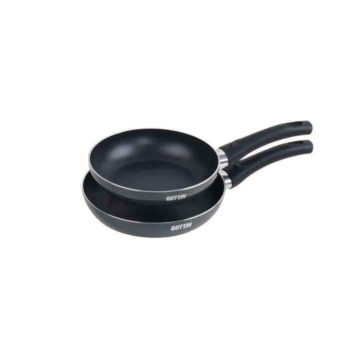 Set de Sartenes Quttin Aluminio 24 cm 2 Piezas (4 Unidades) 10