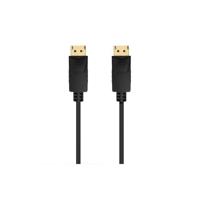 Cable DisplayPort 1.2 CCS 4K Aisens A124-0740/ DisplayPort Macho - DisplayPort Macho/ Hasta 5W/ 2300Mbps/ 2m/ Negro