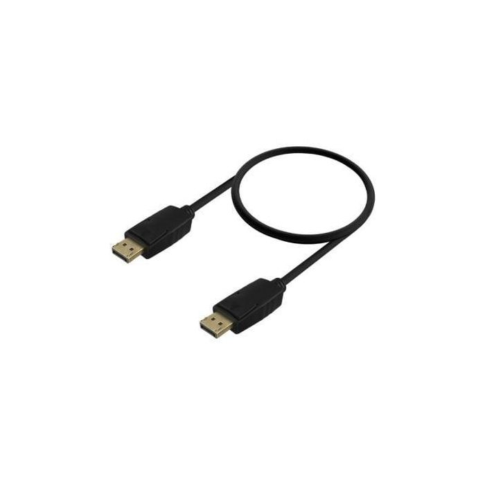 Cable DisplayPort 1.2 CCS 4K Aisens A124-0740/ DisplayPort Macho - DisplayPort Macho/ Hasta 5W/ 2300Mbps/ 2m/ Negro 1