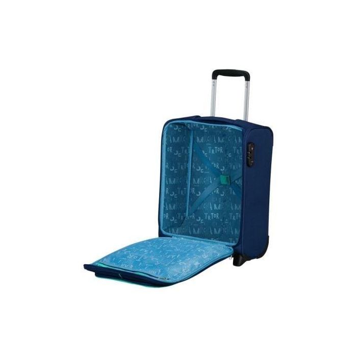 Maleta de Cabina American Tourister Sea Seeker Upright/ 45x36x20cm/ 2 Ruedas/ Marino Combate 2