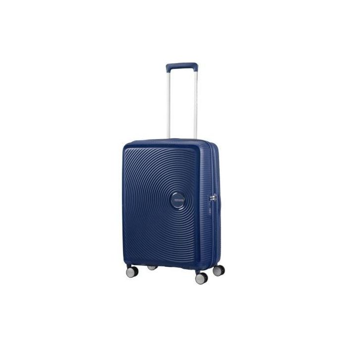 Maleta Mediana American Tourister SoundBox Spinner 67cm/ 67x46.5x29cm/ 4 Ruedas/ Azul Marino 3