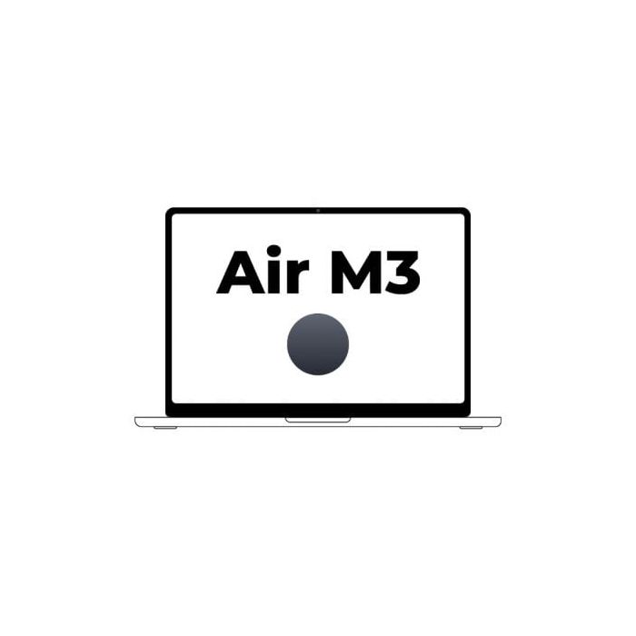 Apple Macbook Air 13,6"/ M3 8-Core CPU/ 8Gb/ 512Gb SSD/ 10-Core GPU/ Medianoche