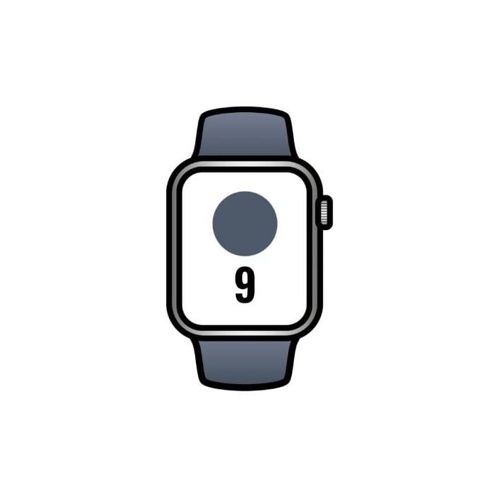 Smartwatch Apple MRMN3QL/A Azul Plateado Ø 45 mm
