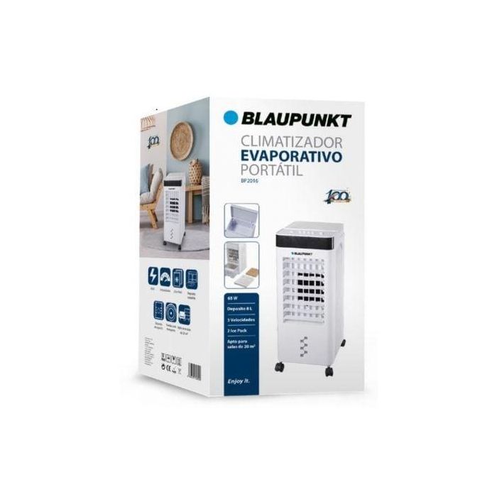 Climatizador Evaporativo Blaupunkt BP2016/ 65W/ Depósito 8L 1