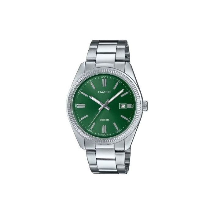 Reloj Hombre Casio MTP-1302PD-3AVEF Verde Plateado (Ø 38,5 mm)