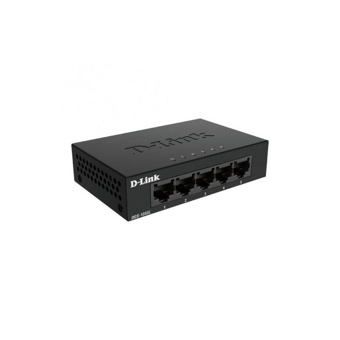 Switch de Sobremesa D-Link DGS-105GL 5 p 10 / 100 / 1000 Mbps Negro 1