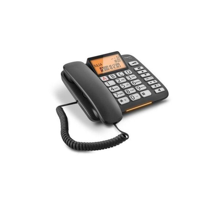 Teléfono Gigaset DL580/ Negro