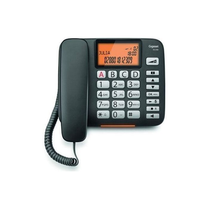 Teléfono Gigaset DL580/ Negro 1