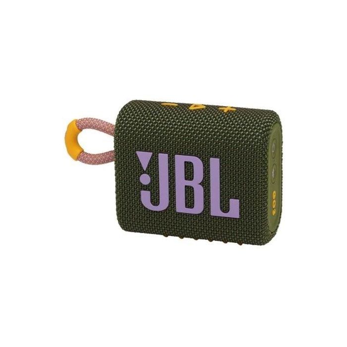 Altavoz con Bluetooth JBL GO 3/ 4.2W/ 1.0/ Verde Rosa