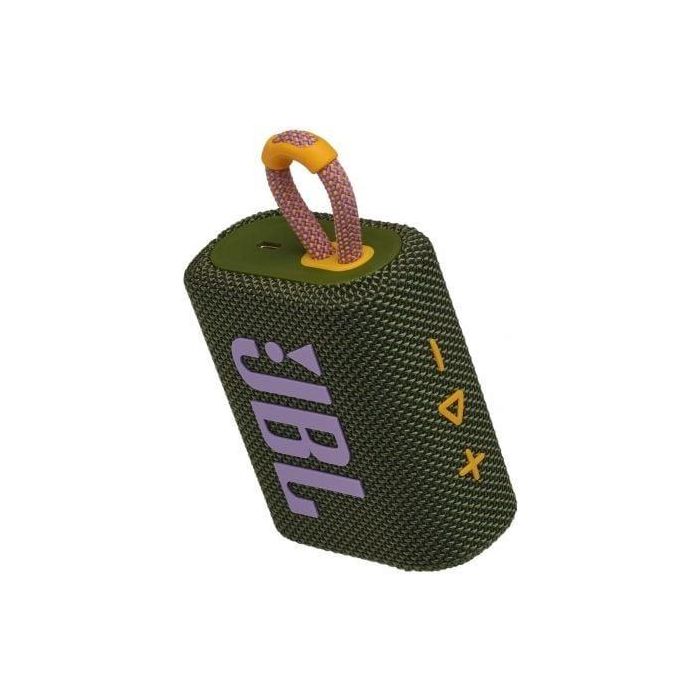 Altavoz con Bluetooth JBL GO 3/ 4.2W/ 1.0/ Verde Rosa