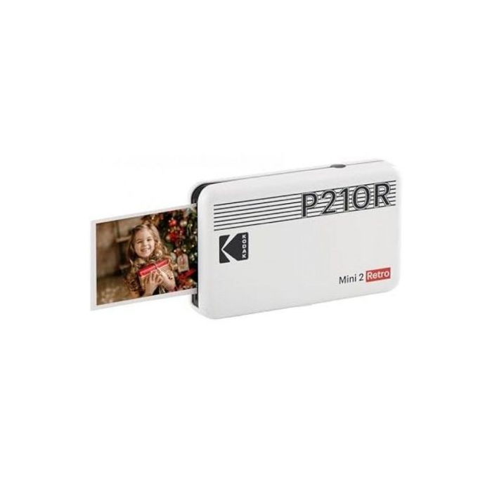 Impresora Fotográfica Kodak MINI 2 RETRO P210RW60 Blanco 1