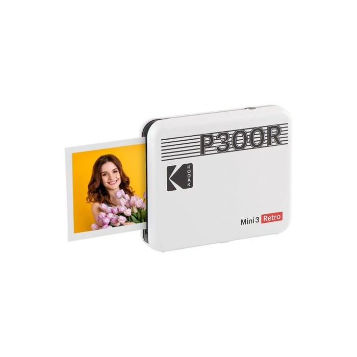 Impresora Fotográfica Kodak MINI 3 RETRO P300RW60 Blanco 1