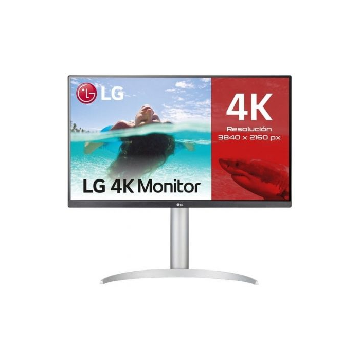 Monitor Profesional LG 27UP85NP-W 27"/ 4K/ Multimedia/ Regulable en altura/ Plata