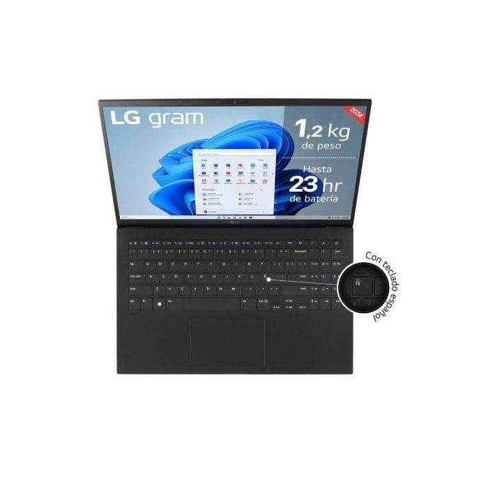 Laptop LG Gram 15Z90S-G.AD78B 15,6" Intel Evo Core Ultra 7 155H 32 GB RAM 1 TB SSD Qwerty Español 3