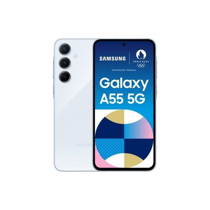 Smartphone Samsung Galaxy A55 6,7" Octa Core 128 GB Azul 8 GB RAM