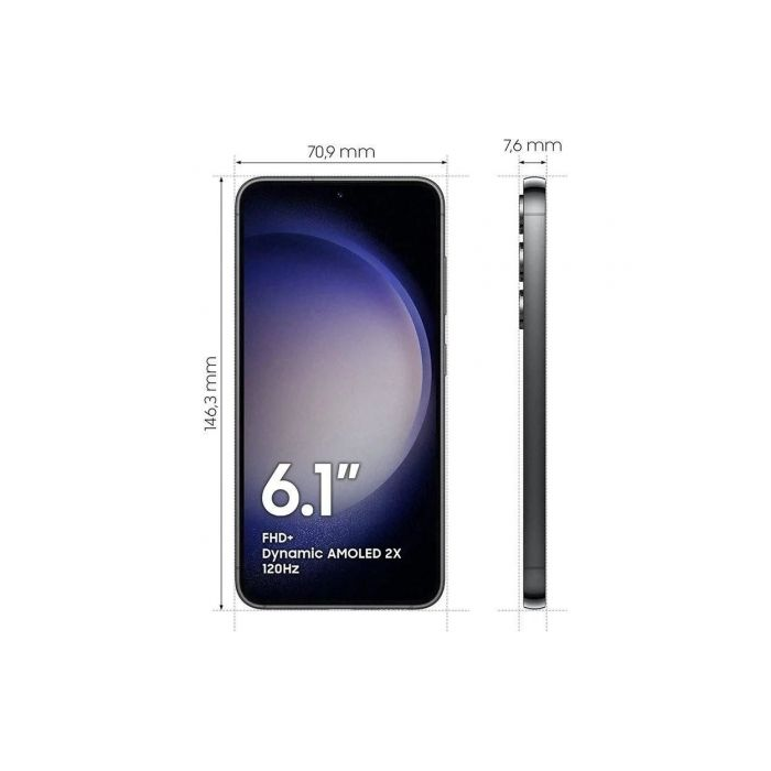 Samsung Galaxy S23 Enterprise Edition SM-S911B 15,5 cm (6.1") Android 13 5G USB Tipo C 8 GB 256 GB 3900 mAh Negro 1