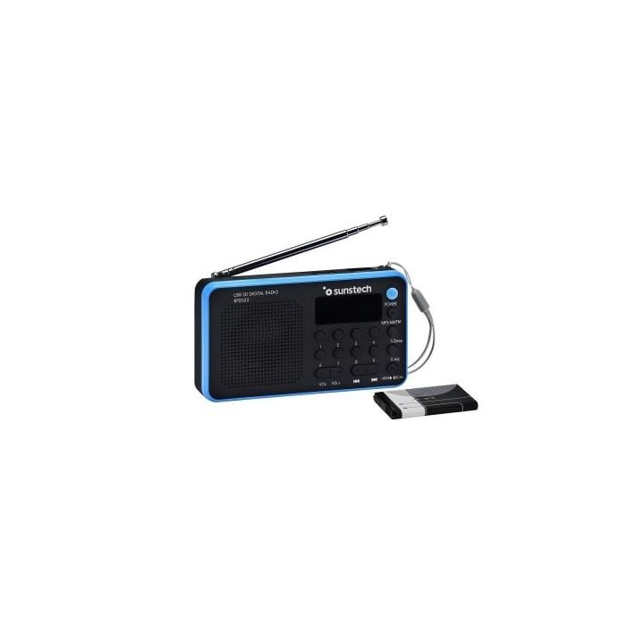 Radio Portátil Sunstech RPDS32BL/ Negra y Azul 1