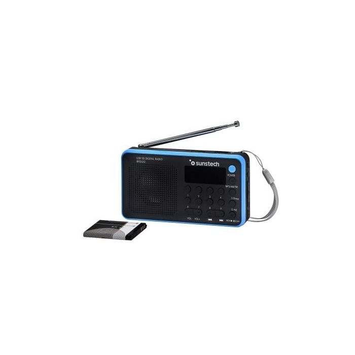 Radio Portátil Sunstech RPDS32BL/ Negra y Azul 2