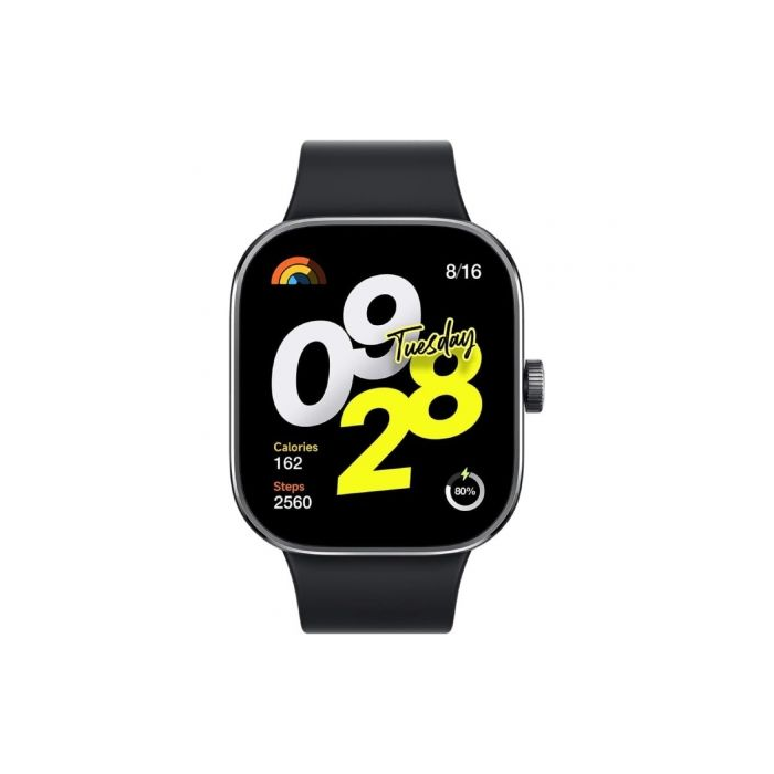 Smartwatch Xiaomi Redmi Watch 4/ Notificaciones/ Frecuencia Cardíaca/ GPS/ Negro 1