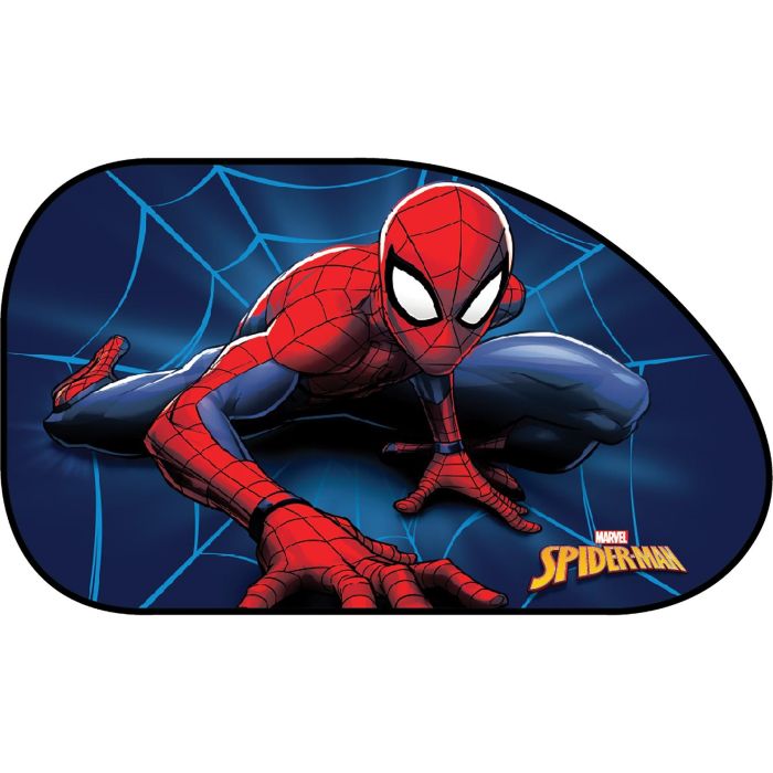 Marvel CZ10251 Cortinas Laterales para Coche Spiderman Trapecio 65x38 cm 2 Piezas Protección UV y Fijación con Ventosa Marvel CZ10251 Cortinas Laterales para Coche Spiderman Trapecio 65x38 cm 2 Piezas Protección UV y Fijación con Ventosa