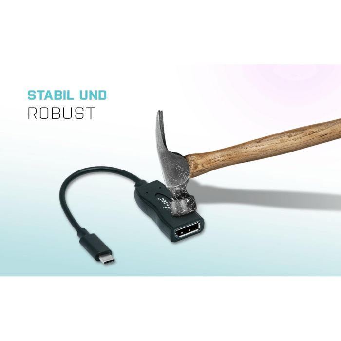 Adaptador USB C a DisplayPort i-Tec C31DP60HZP Negro 6 Adaptador USB C a DisplayPort i-Tec C31DP60HZP Negro 6