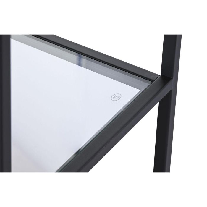 Consola DKD Home Decor Negro Metal Cristal 100 x 35 x 80 cm 3