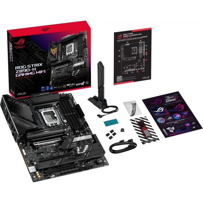 ASUS ROG STRIX Z890-H GAMING WiFi Placa Base ATX Intel Z890 LGA 1851 DDR5 con WiFi 7 y Bluetooth 5.4 4