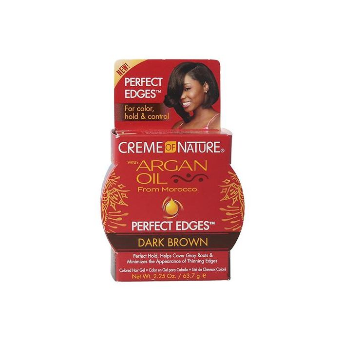 Creme of Nature Argan Oil Perfect Edges Castaño Oscuro 63.7G