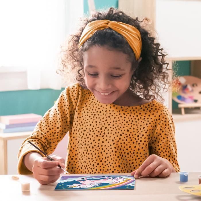 Ravensburger RAV00025904 Kit de pintura por números CreArt Kids Unicornio neón 18 x 24 cm, a partir de 7 años 4