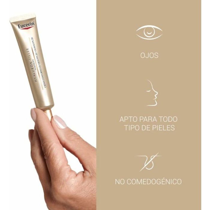 Eucerin Hyaluron-Filler + Elasticity Set Día SPF30 50ml + Contorno Ojos SPF20 15ml para Arrugas Profundas y Manchas de Edad 3 Eucerin Hyaluron-Filler + Elasticity Set Día SPF30 50ml + Contorno Ojos SPF20 15ml para Arrugas Profundas y Manchas de Edad 3