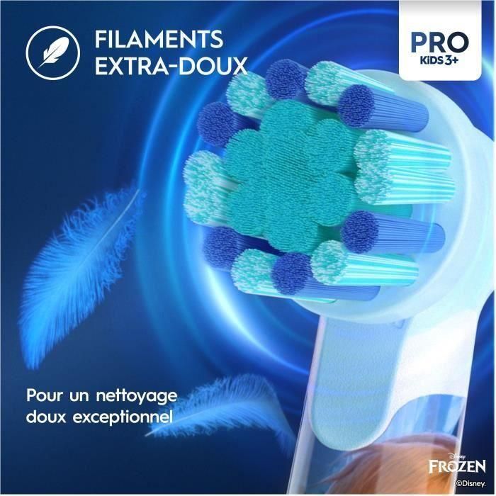 Oral-B Pro Kids Cepillo de dientes eléctrico 1 mango Frozen, 1 cabezal, a partir de 3 años 5 Oral-B Pro Kids Cepillo de dientes eléctrico 1 mango Frozen, 1 cabezal, a partir de 3 años 5