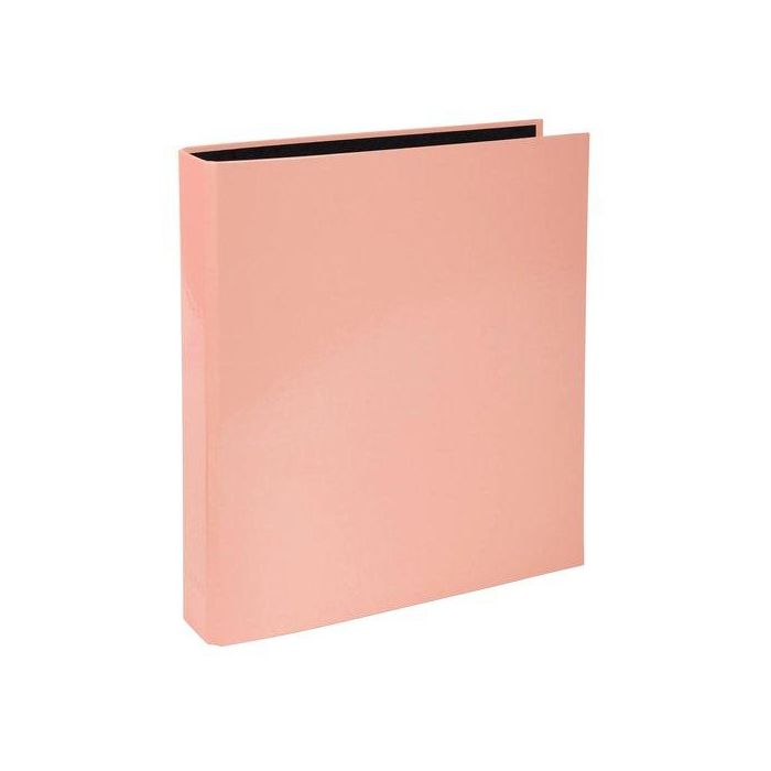 Carpeta De Anillas Exacompta Aquarel Carton Forrado A4 2 An. 25Mm Coral