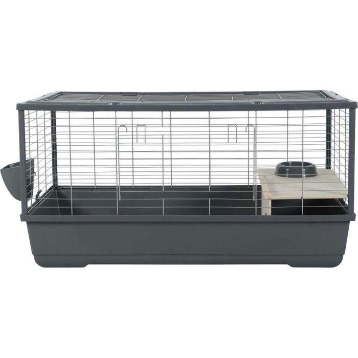 Jaula para roedores - Zolux - Néolife Connect - Para conejos y cobayas - 101,5 x 54 x 51 cm - Gris 1 Jaula para roedores - Zolux - Néolife Connect - Para conejos y cobayas - 101,5 x 54 x 51 cm - Gris 1