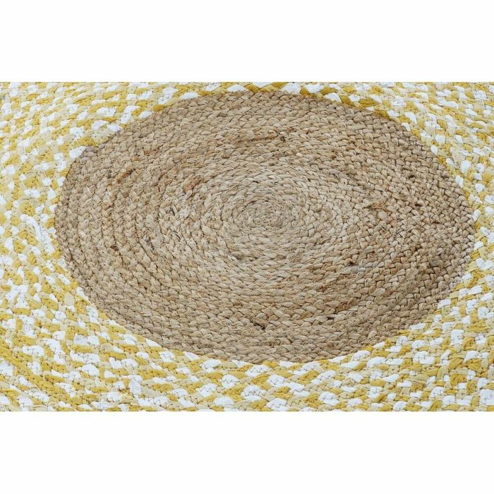 Alfombra DKD Home Decor Marrón Blanco Amarillo (148 x 148 x 1 cm) 3