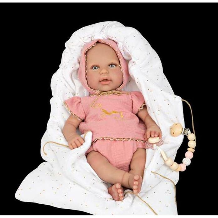 Muñeca real reborn arias silicona 43 cm noah sweet 14