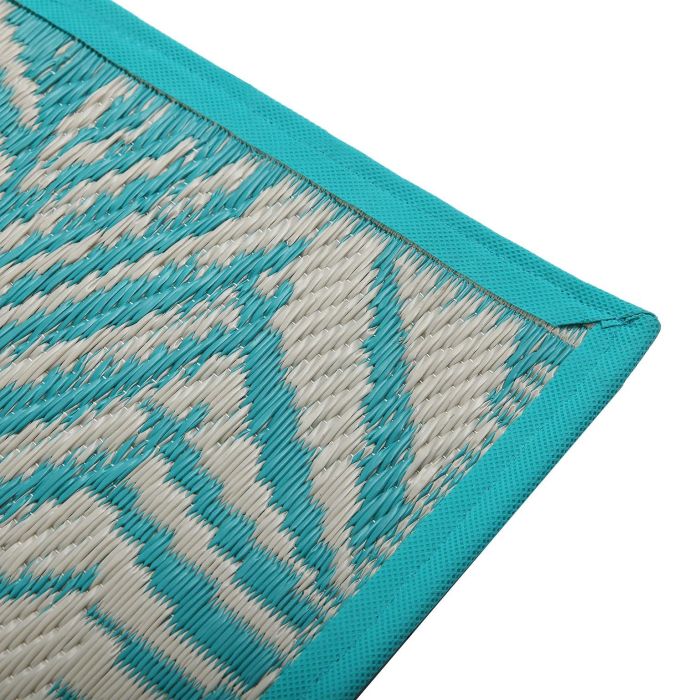 Alfombra Picnic Turquesa Hojas Versa 90X1CM (2 Unidades) 3 Alfombra Picnic Turquesa Hojas Versa 90X1CM (2 Unidades) 3