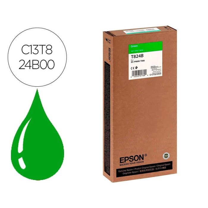 Ink-Jet Epson Gf Surecolor Serie Sc-P Verde Ultrachrome Hdx-Hd 350 mL