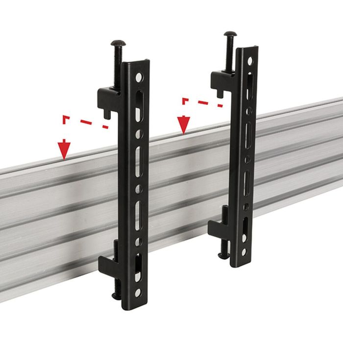 B-Tech System X Brazos Interfaz Universal VESA 200 para pantallas de hasta 47", carga 70 kg, Negro - Instalaciones Multipantalla