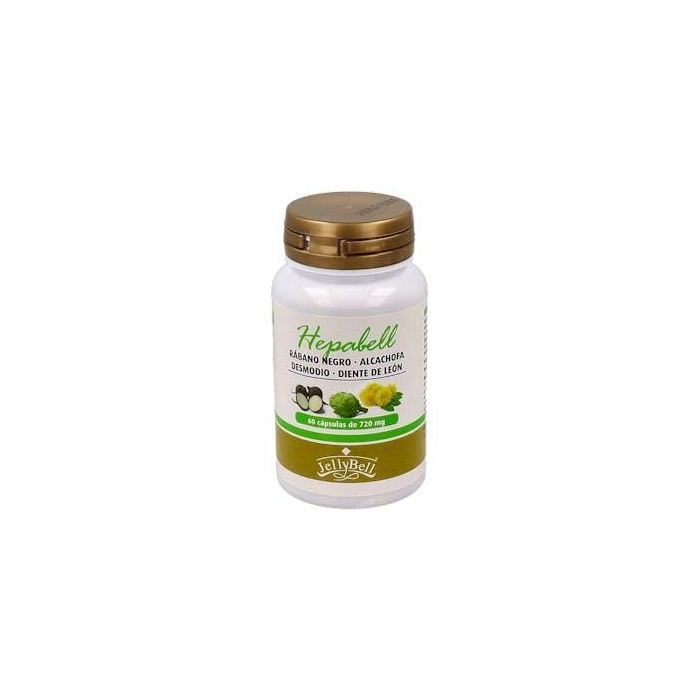 JELLYBELL Hepabell 60 Cápsulas - Mezcla de Ingredientes para Depurar y Eliminar Toxinas del Organismo
