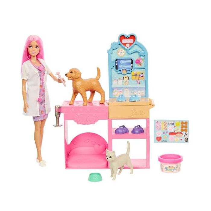 Barbie y su Clínica Veterinaria Juguete para Niños y Niñas a partir de 4 Años de Mattel Barbie y su Clínica Veterinaria Juguete para Niños y Niñas a partir de 4 Años de Mattel