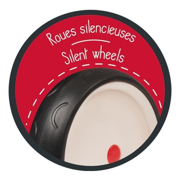 Smoby Portador Novato de Metal Rojo con Asa Bajo Asiento para Fácil Transporte, Ideal Bebés a partir de 12 Meses 2