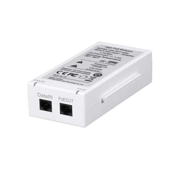 Dahua Inyector High PoE 60W para cámaras IP Dahua Inyector High PoE 60W para cámaras IP