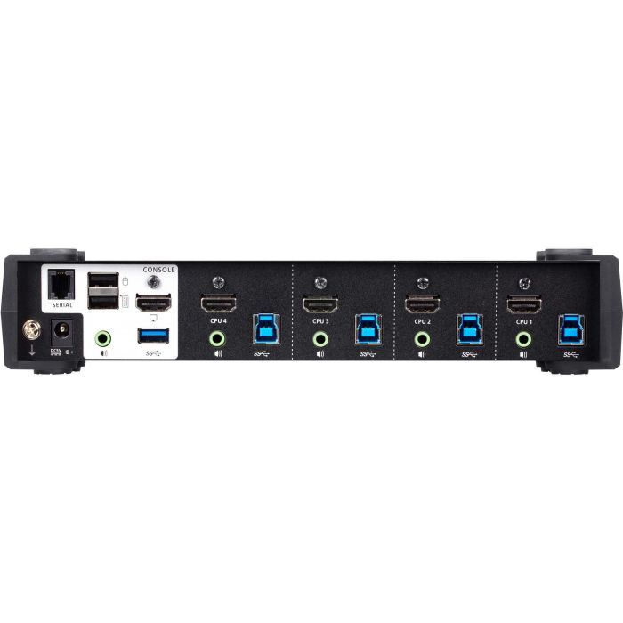 ATEN CS1824 Switch KVMP HDMI USB 3.0 de 4 Puertos 4K con Conectividad Versátil para Computadoras y Periféricos 1