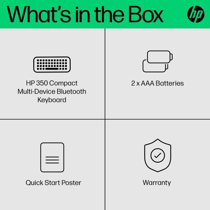 HP 350 Compact Multi-Device Bluetooth Keyboard 3