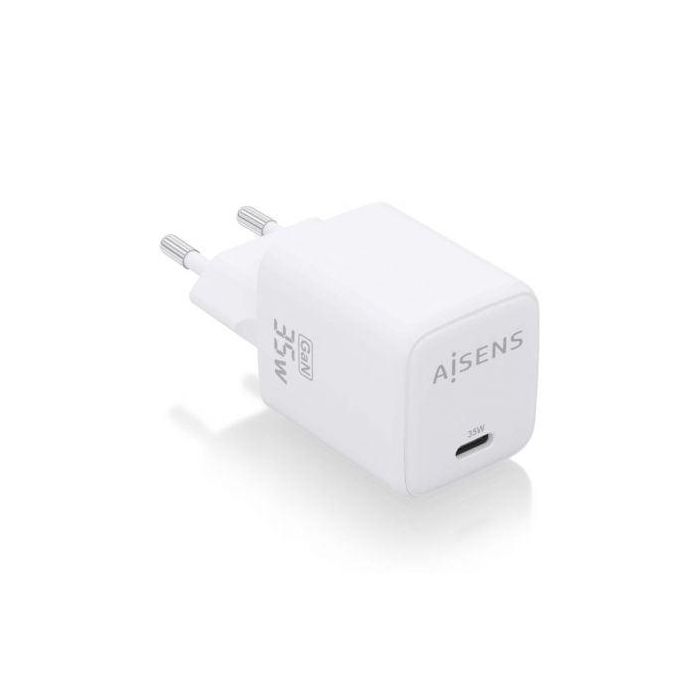 AISENS - CARGADOR GaN 35W, 1xUSB-C PD3.0 QC4.0, BLANCO 0 AISENS - CARGADOR GaN 35W, 1xUSB-C PD3.0 QC4.0, BLANCO 0