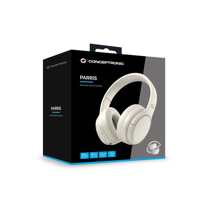 Auriculares Conceptronic Parris03C Inalambrico Blanco 3 Auriculares Conceptronic Parris03C Inalambrico Blanco 3