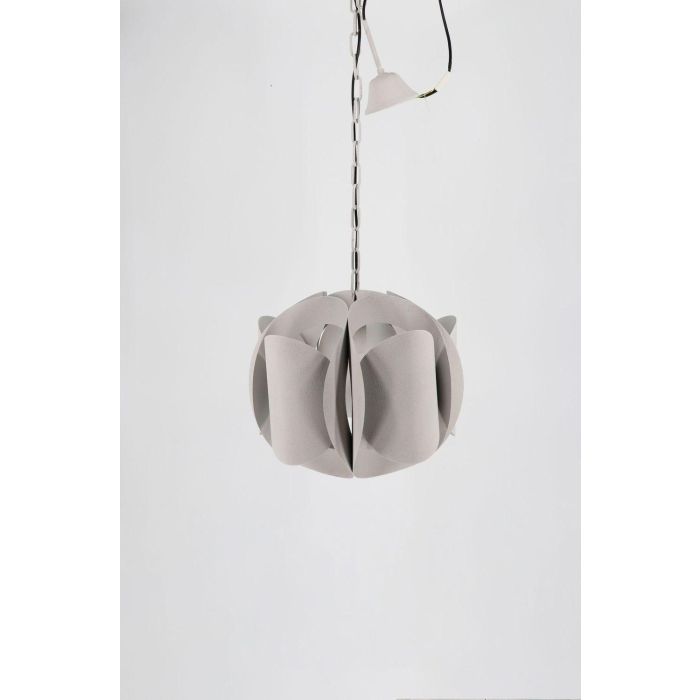 DKD Home Decor Lámpara Techo Moderno Rugoso toyso Beige 42 x 36 x 42 cm 2