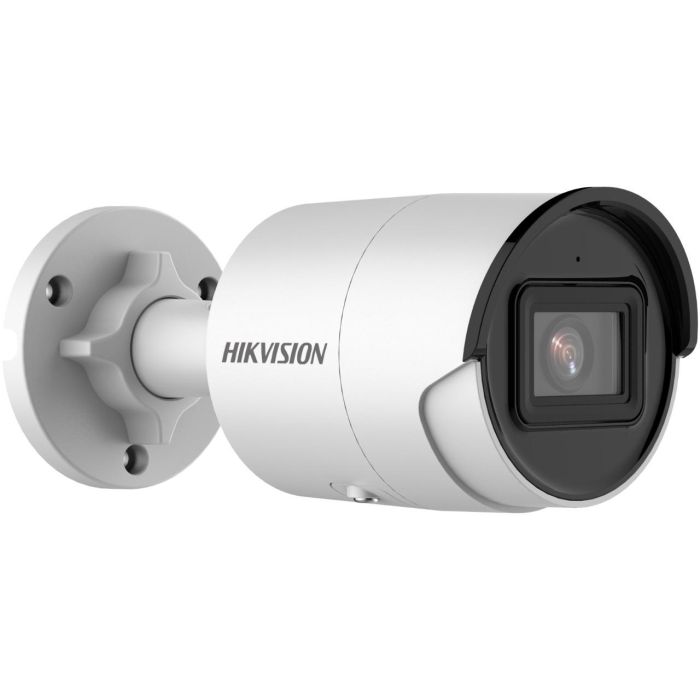 Hikvision Cámara IP Bullet 4MP AcuSense 2.8mm IR40 120dB WDR H.265+ Micrófono Integrado IP67